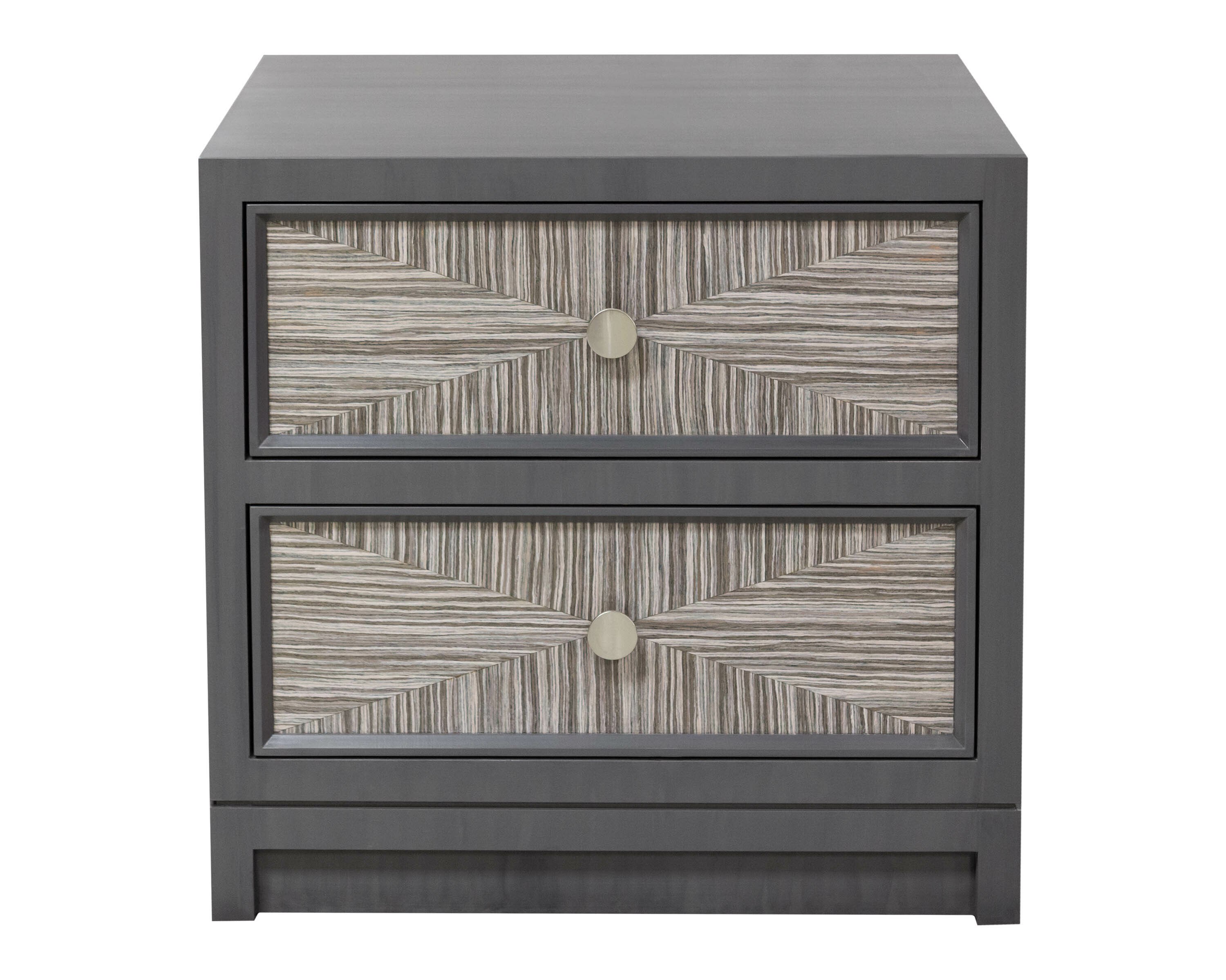 152 044 Two Drawer Nightstand